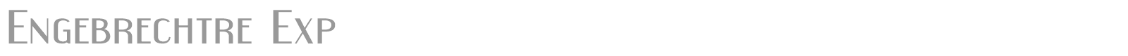 Engebrechtre font preview